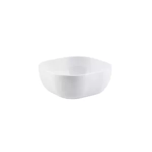 Ravier PC carré blanc réutilisable (118x118x47mm)